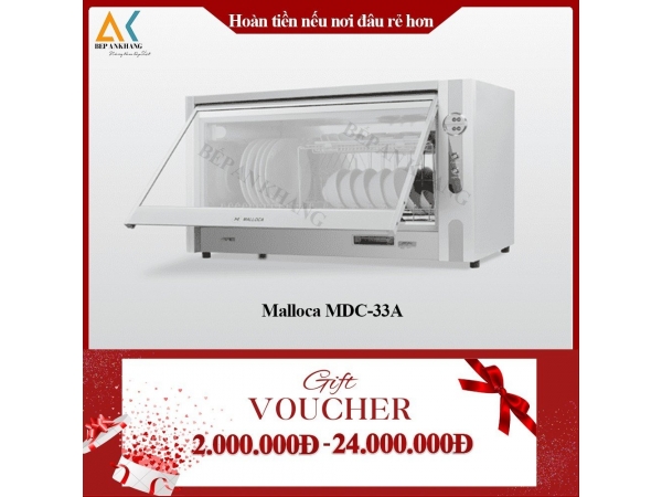 Máy Sấy Chén Đĩa Treo Tủ Malloca MSC-1005 MDC-33A - Made in Trung Quốc